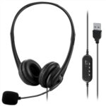 Computer USB Headset with Mic, Wired Headphones with Microphone for PC - Image 2