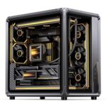 JONSBO X400 Gray ATX PC Case, Back-Connect Desktop Case - Image 2