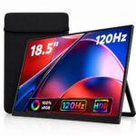 18.5 Inch Large Portable Monitor for Laptop, 120Hz 1080P FHD IPS Portable Travel - Image 2