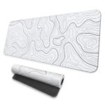 MAY FLOWER Large Gaming Mouse Pad, Full Keyboard Mat, Long Laptop Mousepad - Image 2