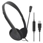 USB Computer Headset, PC Headphone with Clear Chat Microphone - Image 2