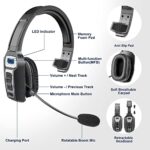 Sarevile Trucker Bluetooth Headset, V5.2 Wireless Headset with Upgraded - Image 2