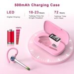 HEIBAS Bluetooth Headset, Wireless Bluetooth Earpiece with 500mAh (B0F6YHG46Y) - Image 2