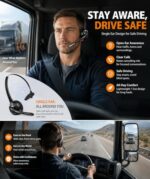 TECKNET Single Ear Bluetooth Headset - Noise Cancelling Microphone - Image 2