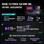 ASUS ROG Strix Scar 18 (2026) Gaming Laptop, 18” ROG Nebula HDR 4K 240Hz/3ms - Image 2