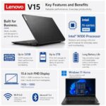 Lenovo 2026 15.6" FHD Laptop for Student, 16GB DDR5 RAM, 256GB PCIe SSD - Image 2