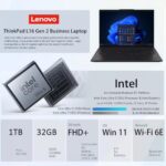 Lenovo ThinkPad L16 Business Laptop, Intel Ultra 5 225U, 32GB DDR5, 1TB SSD - Image 2
