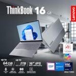 Lenovo ThinkBook 16 Gen 8 Business Laptop, Intel Core Ultra 7 255H - Image 3