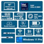 Dell 16 Plus Laptop 16" WUXGA Touch Intel 8-core Ultra 9 288V (Up to 48 Tops) - Image 2