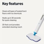 Amazon Basics Steam Mop for All Sealed Hard Floors, Heats Up in 30 Seconds - Image 2