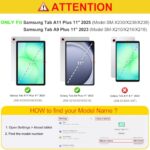 Fintie Multi-Angle Viewing Case for Samsung Galaxy Tab A11+/ A9+ 11 Inch - Image 2