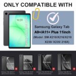 Shockproof Case for Samsung Galaxy Tab A11+ / A9+ Plus 11",Black - Image 2