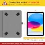 Fintie Universal 9-11 inch Tablet Case - Folio Stand Cover with Hand Strap - Image 2