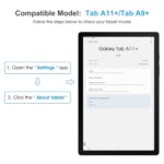SPARIN 2 Pack Screen Protector for Samsung Galaxy Tab A11 Plus (A11+) 2025 / Tab - Image 2
