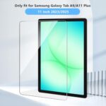 Qularlans 2 Pack Screen Protector for Samsung Galaxy Tab A9 Plus 11 Inch (2023 - Image 2