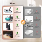 Scrubbing Steam Mop with Rotating Pad,Spin Steam Cleaner for Floor Cleaning - Image 3