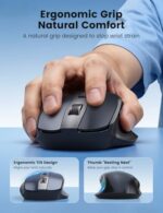 Wireless Mouse for Laptop, 2.4GHz Computer Mouse with USB-A Port &USB-C Adapter - Image 2