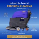 USA-CLEAN X20BT Traction Driven Auto Scrubber Machine Walk Behind - 20 inches - Image 2