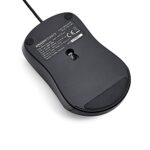 Amazon Basics 3-Button USB Wired Mouse with Precision Scroll Wheel, 1000 DPI - Image 2