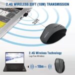 E-YOOSO Wireless Mouse for Laptop, Portable Optical Computer Mouse, 6 Buttons - Image 2