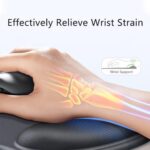 Ergonomic Mouse Pad with Wrist Rest, Gel Wrist Support Mousepad - Image 2