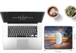 JIKIOU Mouse Pad with Stitched Edge, Portable Size-10.2x8.3in Sunset - Image 2
