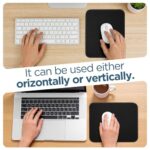 Black Mouse pad, Featuring a wear-Resistant Stitching Edge Design. It can be - Image 2