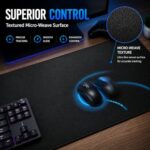 KTRIO Large Gaming Mouse Pad Desk Mat for Gamer, 31.5" x 11.8", Black, XL - Image 2