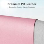 Aothia Leather Desk Pad Protector, Mouse Pad, Office Desk Mat - Image 2