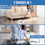 FEPPO Steam Mop & Detachable Handheld Steam Cleaner for Home and Floor Cleaning - Image 2