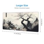 Japanese Mouse Pad, Large Japanese Desk Mat, XL Anime Gaming Keyboard Mat - Image 2