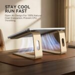 SOUNDANCE Laptop Stand, Aluminum Computer Riser - Image 2