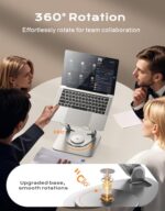 RIWUCT 360° Rotatable Laptop Stand for Desk Adjustable Height - Image 2