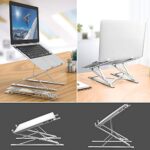 Laptop Stand Adjustable Portable Aluminum for 10" - 17" Laptop Tablet - Image 2