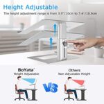 BoYata Laptop Stand, Ergonomic Aluminum Height Adjustable Computer Stand Laptop - Image 2