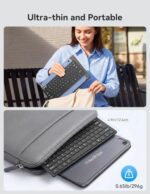 TECKNET 2.4G Wireless Keyboard - Mini Compact Keyboard with Media Hotkeys - Image 2