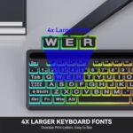 MARVO Large Print Backlit Keyboard, WK712 Wired Computer Keyboards with 7 Colors - Image 2