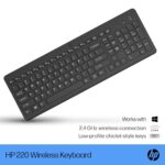 HP 220 Wireless Keyboard - 2.4GHz Connectivity w/Data Encryption - Low-Profile - Image 2