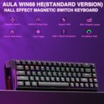 AULA WIN68 HE Mechanical Gaming Keyboard 60%, Hall Effect Magnetic Switch - Image 2