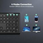 TECKNET Bluetooth Keyboard Rechargeable Ultra-Slim Full Size - Image 2