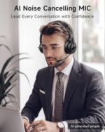 AOC Wireless Headset with Mic for Work, Bluetooth 5.4 Wireless Headset with AI - Image 2