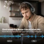 H300 Wireless Headphones with Microphone, Over Ear Bluetooth Headsets with USB - Image 2