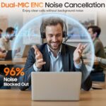 USB Headset with Microphone for PC,Wired Computer Laptop Headset with Noise - Image 2