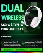 WESEARY Wireless Gaming Headset with Mic for Ps5, Ps4, PC - Image 2