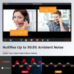 EKSA Headset with Microphone for Laptop, Wired Computer Headset with Volume & - Image 2