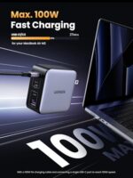 UGREEN Nexode 100W GaN USB C Charger, 4-Port Compact Foldable Fast Laptop - Image 2