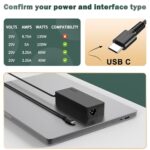 100W USB C Laptop Charger Universal Compatible with Lenovo Thinkpad Yoga - Image 2