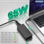 65W USB C Laptop Charger Compatible with Lenovo ThinkPad X1 X13 T14 T15 E14 E15 - Image 2