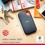 SANDISK 1TB Extreme Portable SSD (Old Model) - Up to 1050MB/s, USB-C - Image 2