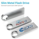 ABLAZE 8GB Flash Drive 10 Pack, Metal USB 2.0 Thumb Drives with Keychains USB - Image 2